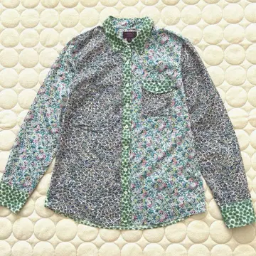 J.Crew 리버티 패치워크 긴팔 셔츠 사이즈 10 (2L)