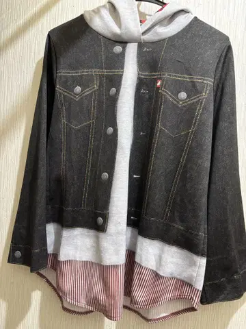 와코루 카르손 페이크 데님 키티 콜라보