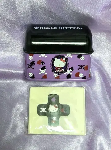 헬로키티 반창고 캔 케이스 HELLO KITTY 해골 스컬