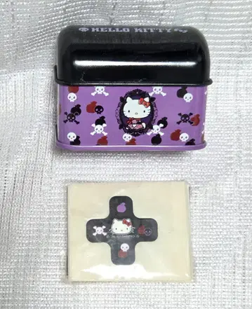 헬로키티 반창고 캔 케이스 HELLO KITTY 해골 스컬