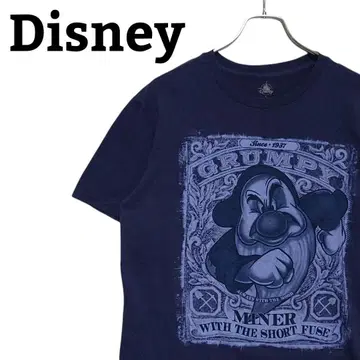 [ 일곱 난쟁이 백설공주 빅 프린트 ] 디즈니 Disney 반팔 셔츠