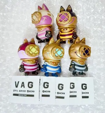 전 5종 잠수복 VAG 치샤 시리즈 소프트 비닐 가챠 피규어