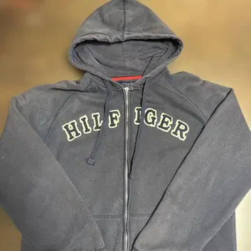 TOMMY HILFIGER 다크 그레이 후드티 L