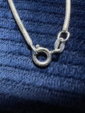 925 실버 스네이크 체인 목걸이