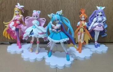 히로걸 스카이! 프리큐어 큐티 피규어 5종 세트