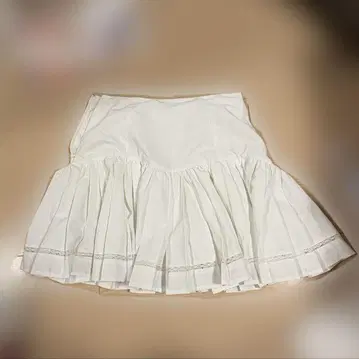 화이트 플레어 스커트 snidel