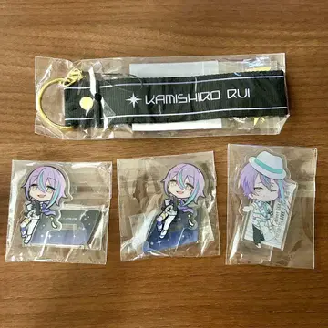 프로세카 카미시로 루이 세카라이 아크릴 스탠드 라이트 반지 키링