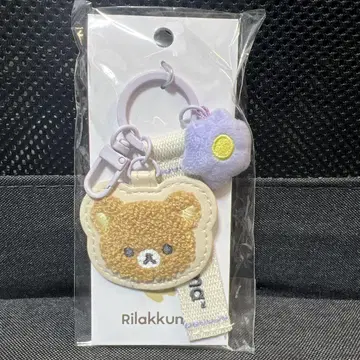 BASIC RILAKKUMA Flower 와펜 키링 리락쿠마