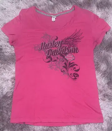 Harley-Davidson 핑크 티셔츠