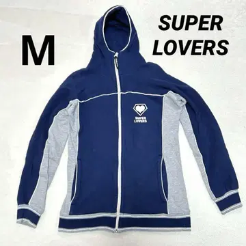 [당시물] SUPERLOVERS 트랙 자켓 후드티 로고 y2K
