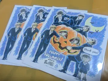 명탐정 코난 할로윈 신부 색지