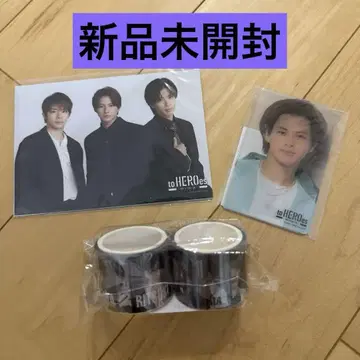 to HEROes 사진 클리어 카드 마스킹 테이프 세트