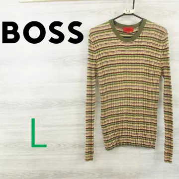 HUGO BOSS 휴고보스 <리브 보더 니트> M0928c