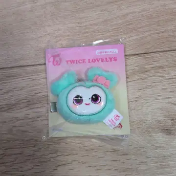 GIGO 한정판 TWICE LOVERYS 봉제 인형 헤어핀 미나 미브리