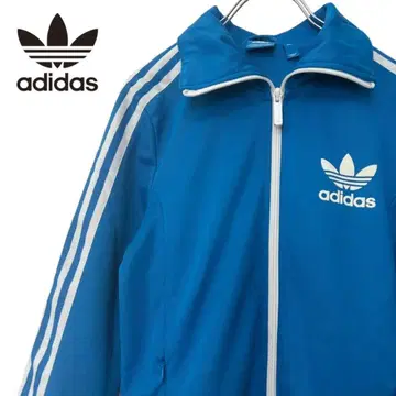 NE419@ adidas 트랙 자켓 저리 블루 여성용 M