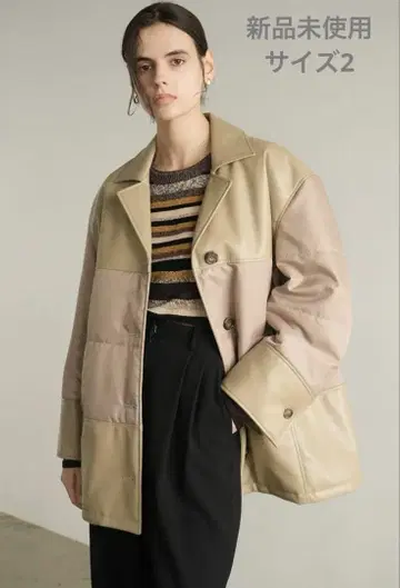CLANE LEATHER SWITCHING OVER JACKET