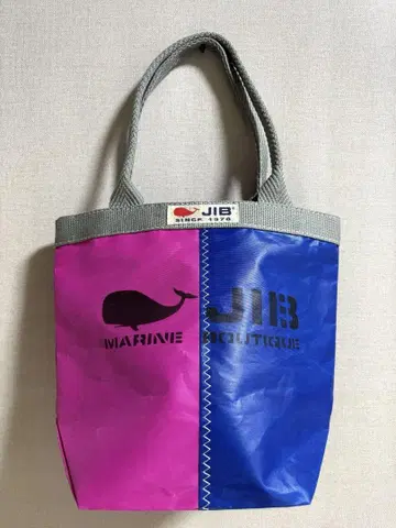 [ 새상품급 ] 지브 JIB 토트백 바이컬러 블루 핑크