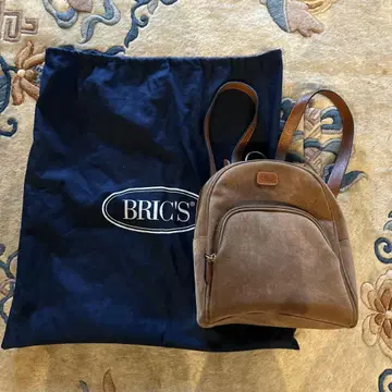 브릭스 백팩 브라운 가죽