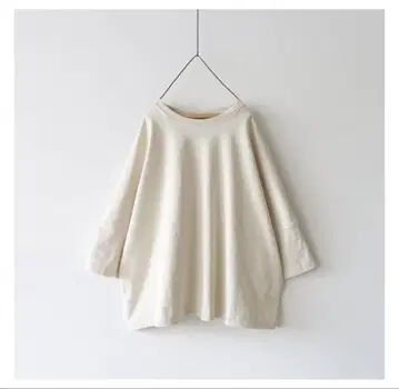 이치 Heavy Cotton Wide Pullover 아이보리