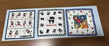 산리오 미사용 손수건 3개