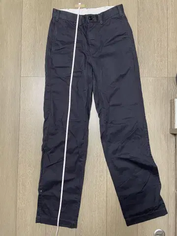 네이비 치노 팬츠 허리 73cm 밑단 폭 약 110cm