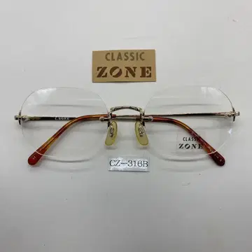 빈티지 투 포인트 타입 안경 프레임 C.ZONE 남녀 공용