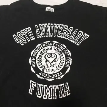 FUMIYA 40TH ANNIVERSARY 셔츠