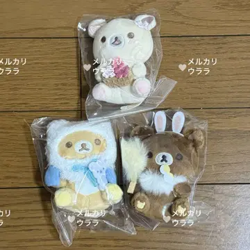 리락쿠마 스토어 in GINZA 당신을 생각하는 봉제 인형 3개 세트