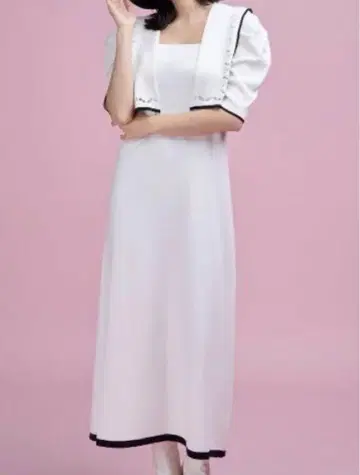 셀포드 세일러 카라 니트 원피스 롱 원피스 36