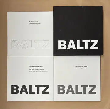 Lewis Baltz 작품집 3권 박스 세트 루이스 볼츠