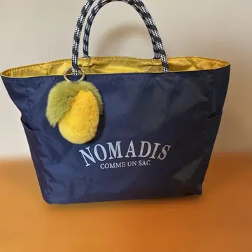 [ 새상품급 ] NOMADIS 노마디스 토트백 네이비 참
