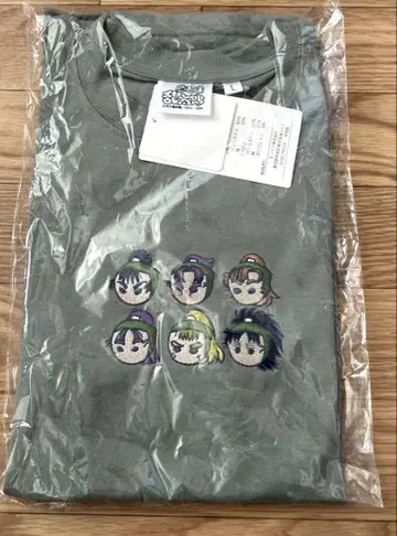 닌타마 란타로 시마무라 T셔츠 6학년 L 그린