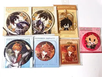 공식품 원신 종려 타르탈리아 캔뱃지 부적 등 묶음 판매