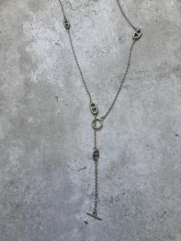 닻 디자인 목걸이 써지컬 스테인리스 체인 목걸이