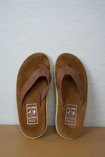 [별주] ISLAND SLIPPER PT202 가죽 플립플랍