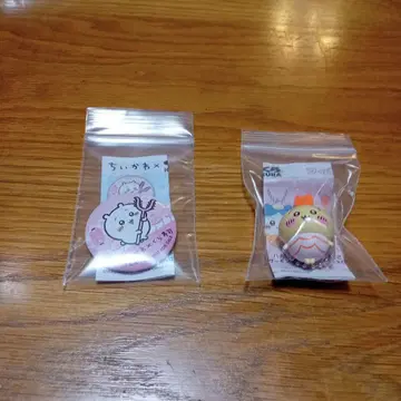 치이카와 (먼작귀) 쿠라스시 콜라보 스트랩 캔 배지