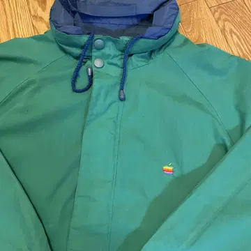 80s 90s Apple 컬러풀 로고 리버서블 자켓 L 사이즈
