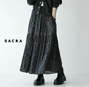 [ 2024AW ] SACRA 플레어 롱 스커트