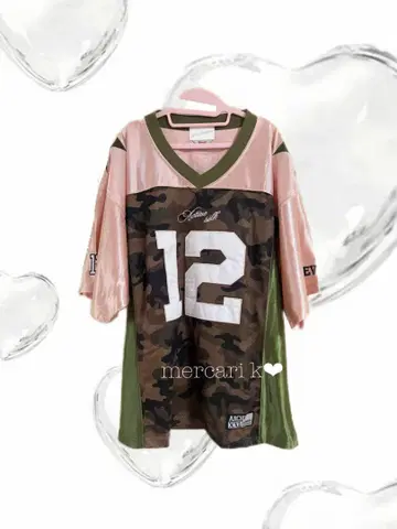 2000archives Football T-Shirt Coral-Camo