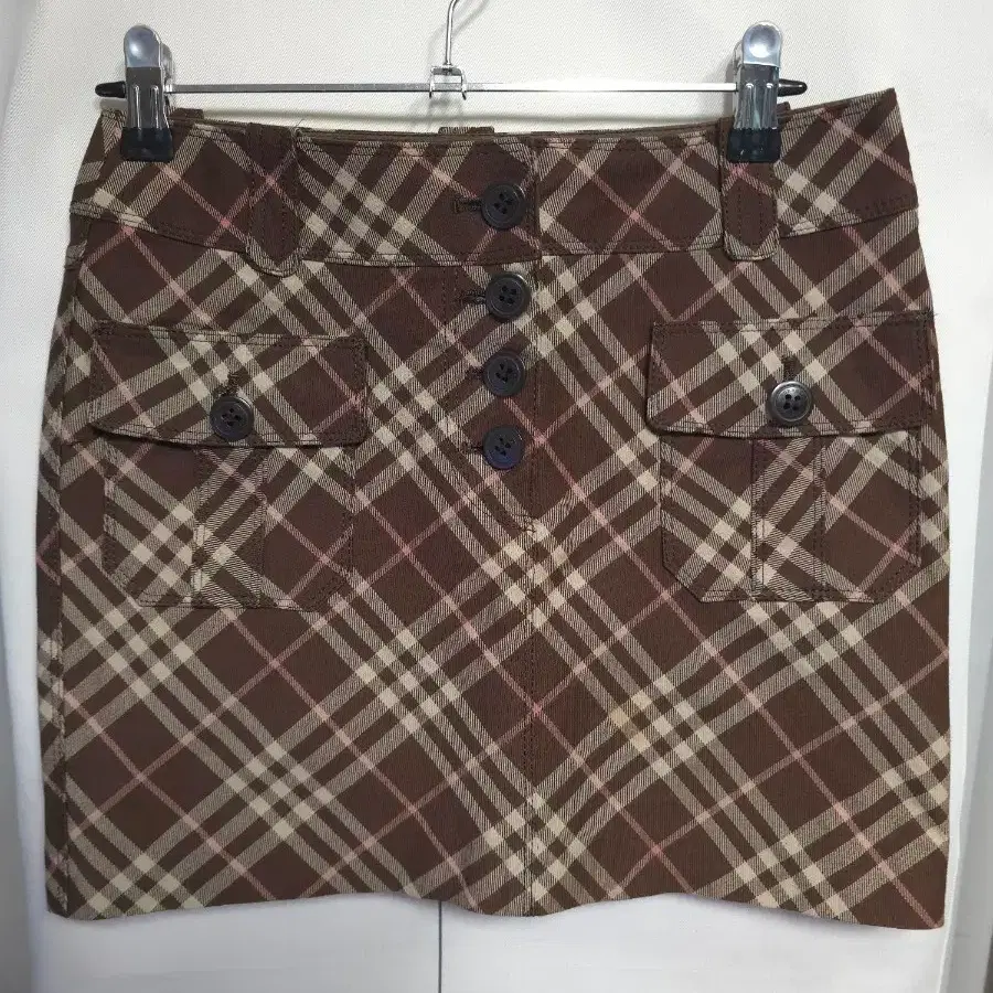 BURBERRY 버버리 Japan Burberry Blue Label Check Mini Skirt 36