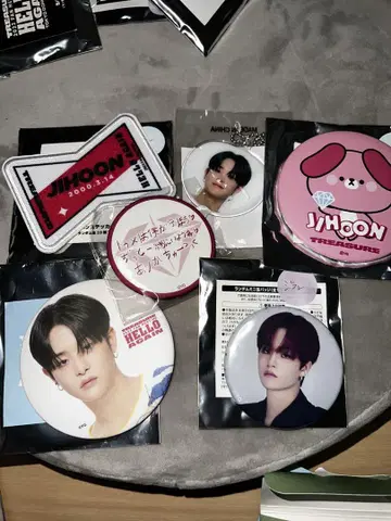 JIHOON 캐릭터 배지 6종 세트