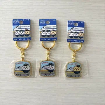 지역 한정 키링 도카이 서일본 N700S 치이카와(먼작귀) 하치와레 토끼