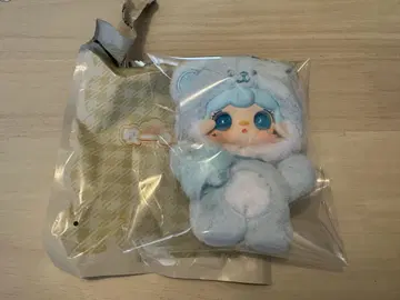 Take a Bite of Bear Yooki 봉제 인형 키링 스카이블루