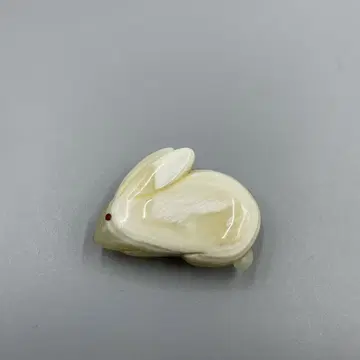 230 빈티지 소뿔 토끼 모양 오비 고정 띠 끈