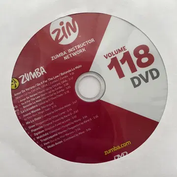 줌바 zin118 dvd