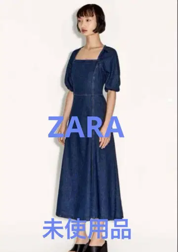 ZARA 데님 반팔 원피스 S 사이즈