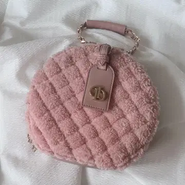 Darich 다리치 퀼팅 보아 서클백 핑크