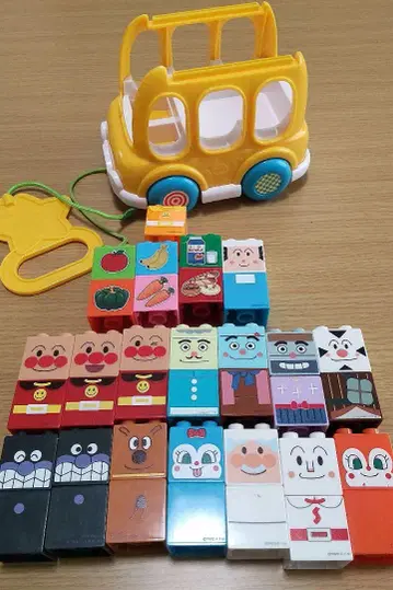 15일까지 한정 가격 호빵맨 블록 블록 버스 걸음마 GO