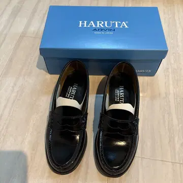 HARUTA 로퍼 블랙 ARVIN 23cm EE