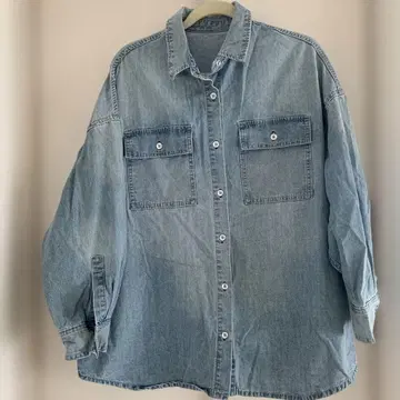 Loungedress 오버 사이즈 데님 셔츠